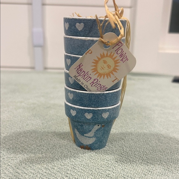 Other - Blue Heart and Duck Napkin Rings